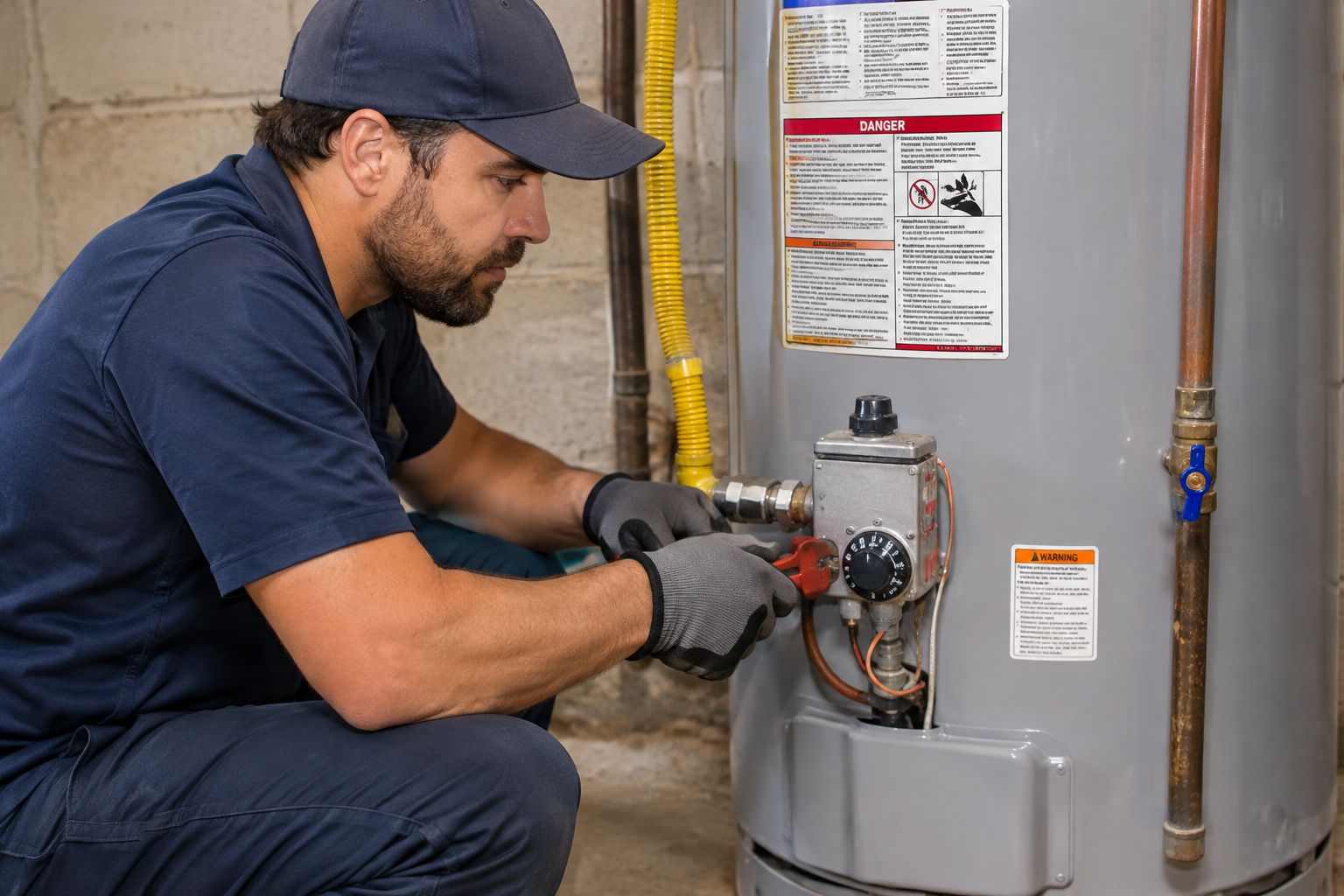 Gas tank water heater