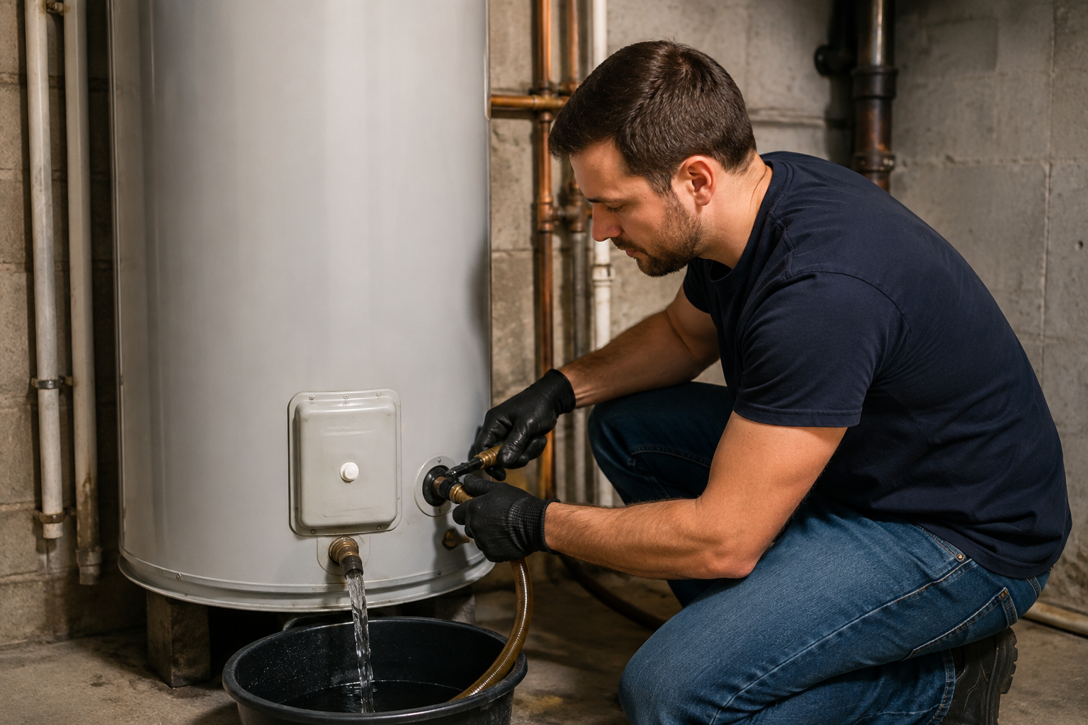 Traditional storage tank water heater
